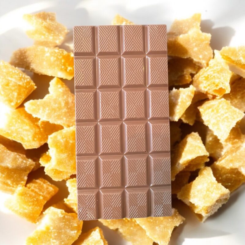 HONEYCOMB 100g Bar
 Belgian Milk Chocolate