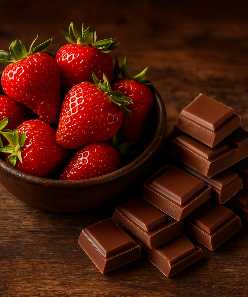 STRAWBERRY SPREE
Belgian Milk Chocolate Bar 100g